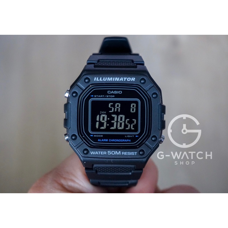 casio-standard-สีดำหน้าจอดำ-w-218h-1b-w-218h-1-w-218h-w-218