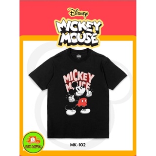 เสื้อDisney ลาย Mickey Mouse สีดำ (MK-102)