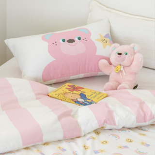 ( พร้อมส่ง ) Knotted Fluffy Bedding Set ชุดผ้านวม + หมอน มี 6 ลาย