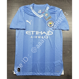 เสื้อฟุตบอล เกรด player แมนซิตี้ Home เหย้า 2023/24