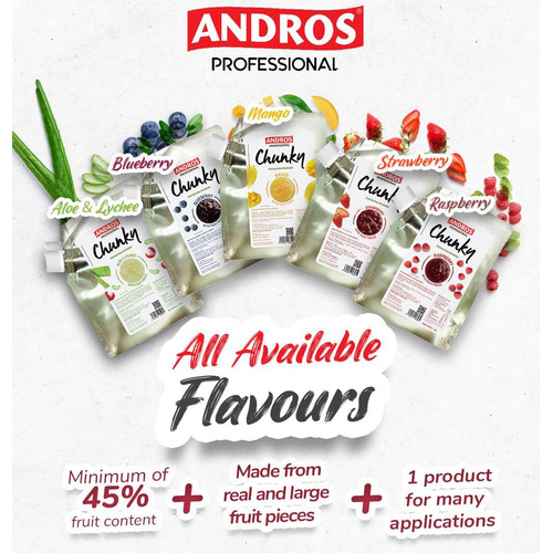 andros-fruit-chunky-ส่วนผสมเครื่องและของหวาน