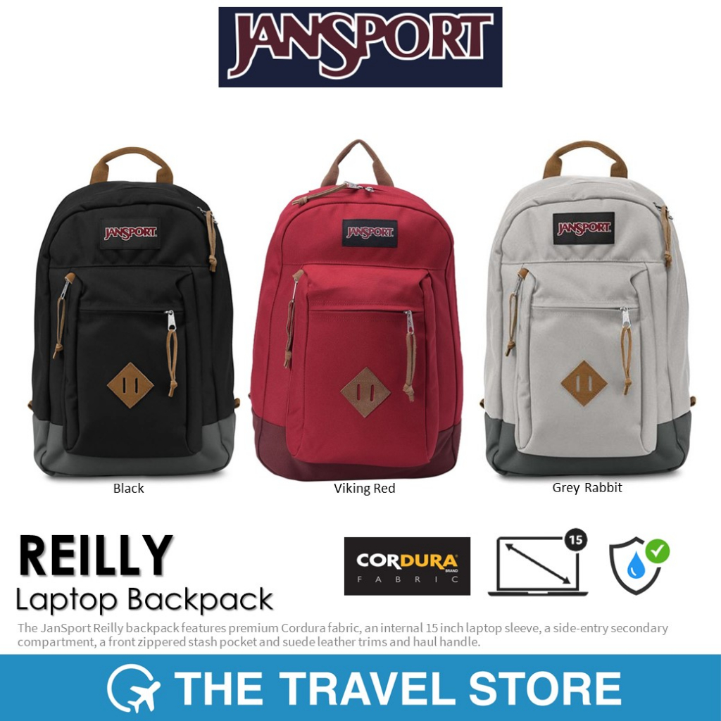 JANSPORT Reilly Laptop Backpack กระเป๋าเป้ เป้สะพายหลัง รุ่นไรลี่ย์