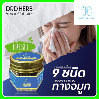 ภาพขนาดย่อของภาพหน้าปกสินค้าdrd herb herble inhaler ยาดมสมุนไพร 9 ชนิด ยาดมสมุนไพร กลิ่มหอมเย็น หายใจสดชื่น ยาดม จากร้าน looklikelove1 บน Shopee