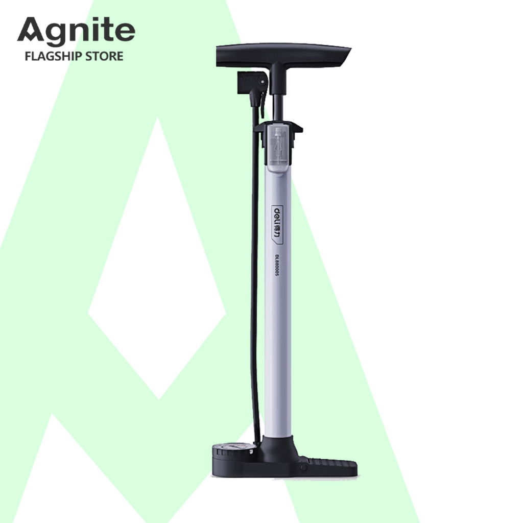 agnite-ที่สูบลมจักรยาน-ที่สูบลมมอไซค์-ที่สูบลม-แรงดัน160psi-สูบจักรยาน-สูบมอเตอร์ไซค์-มีเกจวัดค่าลม-air-pump