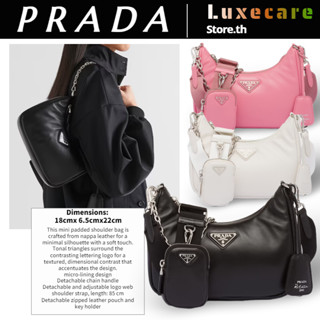 ปราด้า👜Prada Re-Edition 2005 Women/Shoulder Bag กระเป๋าใต้วงแขน