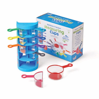 Rainbow Fraction® Measuring Cups 9-Piece Set พร้อมส่ง แบรนด์แท้ 🇺🇸💯 Hand2Mind