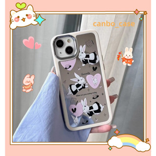 🎁ส่งของขวัญ🎁เคสไอโฟน สำหรับ 11 14 for iPhone Case 13 12 Pro Max น่าสนใจ น่ารัก กระต่าย กันกระแทก เคสนิ่ม เคสโทรศัพท์