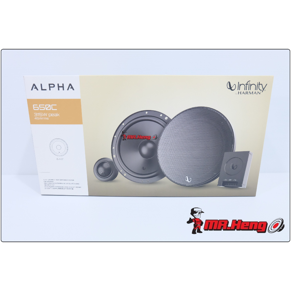 ลำโพง 6.5 นิ้ว แยกชิ้น INFINITY ALPHA 650C ขนาด 6.5 นิ้ว รถยนต์ 2ทาง ...