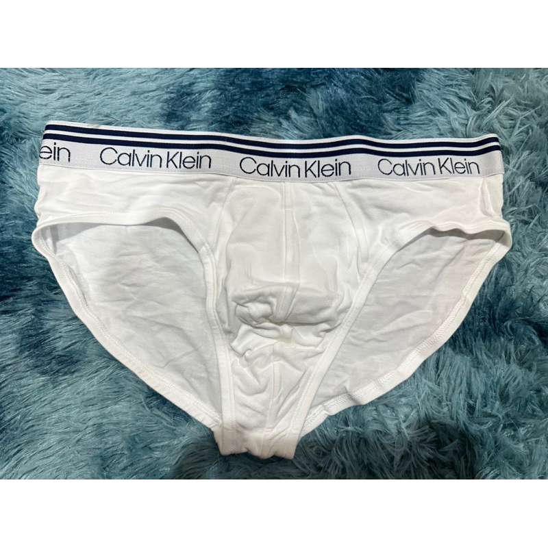 แบ่งขายกางเกงในชาย calvin klein variety waistband (ขอบน้ำเงินขาว)ของ