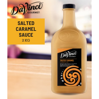 [WAFFLE] ดาวินซี ซอสคาราเมลเค็ม Davinci Salted Caramel Sauce 2 ลิตร