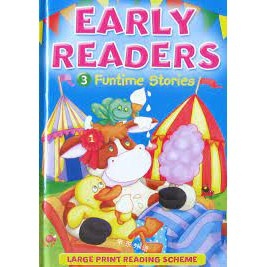 Early Readers -3 Funtime Stories  (ปกแข็ง)  *******หนังสือมือสองสภาพ 80%*******