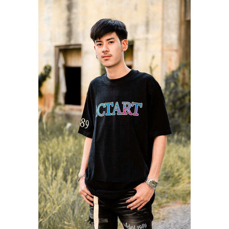 เสื้อยืด-ovp-actart-รุ่น-raindow-เรืองแสง-เช็คตารางไซซ์ก่อนสั่ง