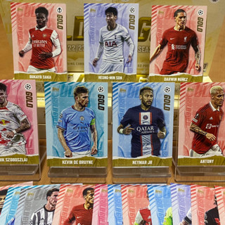 การ์ดสะสมฟุตบอล กล่อง Topps Gold 2022/23 ชุด Gold