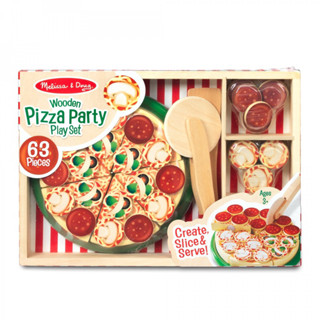 Pizza Party ชุดเล่นทำพิซซ่า ส่งเสริมการเล่นที่ใช้จินตนาการ แบรนด์แท้🇺🇸💯 Melissa and Doug