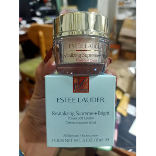 💯‼️New Estee Lauder  มอยส์เจอไรเซอร์ แท้ Revitalizing Supreme+ Bright Power Soft Crème 15 mlแท้นะคะ
