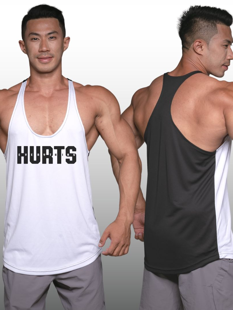 everything-hurts-เสื้อกล้ามเพาะกายทรงคลาสสิค-bodybuilding-dry-fit-gym-tank-top