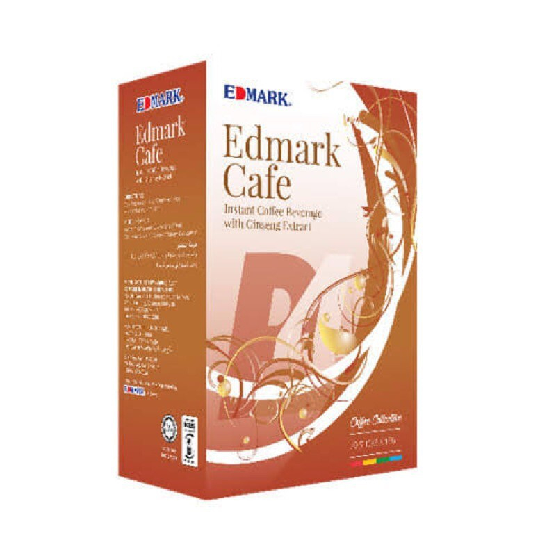 EDMARK Ginseng Coffee For Him Men Cafe 1 กล่องปิดผนึก (20 ซอง x 18g ...