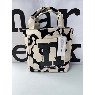 ❤️Marimekko Mono Mini Tote Unikko ลายดอกไม้สีขาว ใหม่ แท้ป้ายครบ