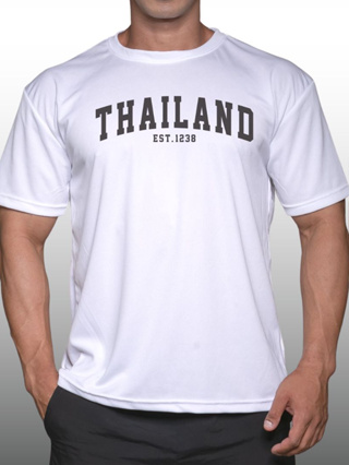 THAILAND เสื้อยืดแขนสั้นผู้ชาย Men’s Gym Workout Bodybuilding Muscle T-Shirt