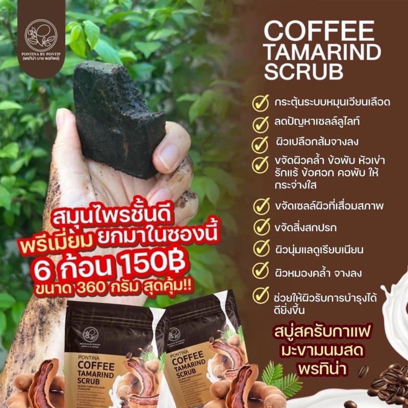 สคับกาแฟมะขามนมสด-พรทิน่า