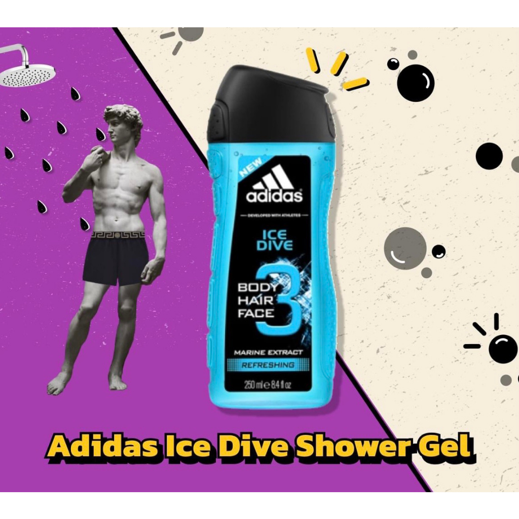 adidas-team-force-shower-gel-อาดิดาส-ทีม-ฟอซ-บอดี้-แฮร์-เฟส-ชาวเวอร์เจล-250ml