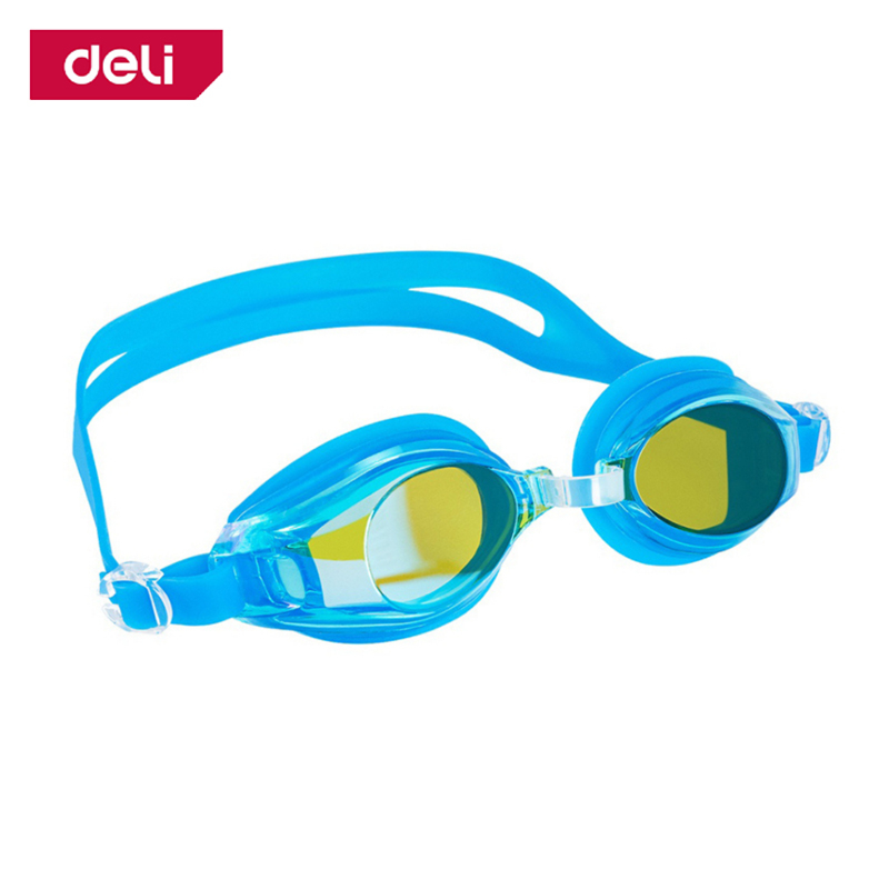 deli-แว่นตาว่ายน้ำ-แว่นตาดำน้ำ-ว่ายตากันน้ำ-สำหรับเด็กและผู้ใหญ่-เลนส์-hd-สายปรับได้-ป้องกันการเกิดฝ้า-swiming-goggles