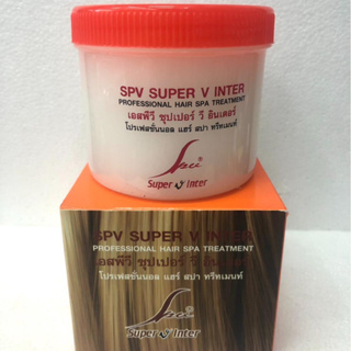 Super V แฮร์สปา ทรีทเม้นท์ ซุปเปอร์วี อินเตอร์ ครีมหมักผม ครีมนวดผม สปาส้ม ทรีทเม้นท์ซุปเปอร์วี400มล.