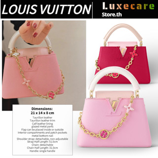 หลุยส์ วิตตอง👜Louis Vuitton ถุง Capucines Mini Bag Women/Shoulder Bag /กระเป๋าถือ