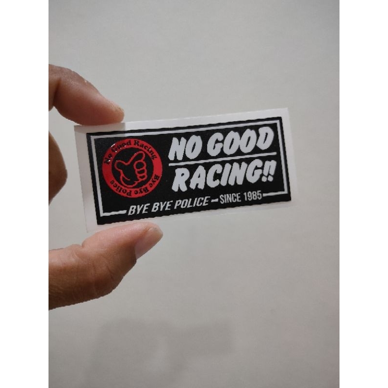 สติ๊กเกอร์-no-good-racing-8-3-5-cm