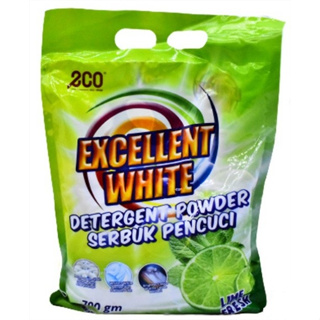 10 Packs Excellent White Lime Detergent Powder 700g