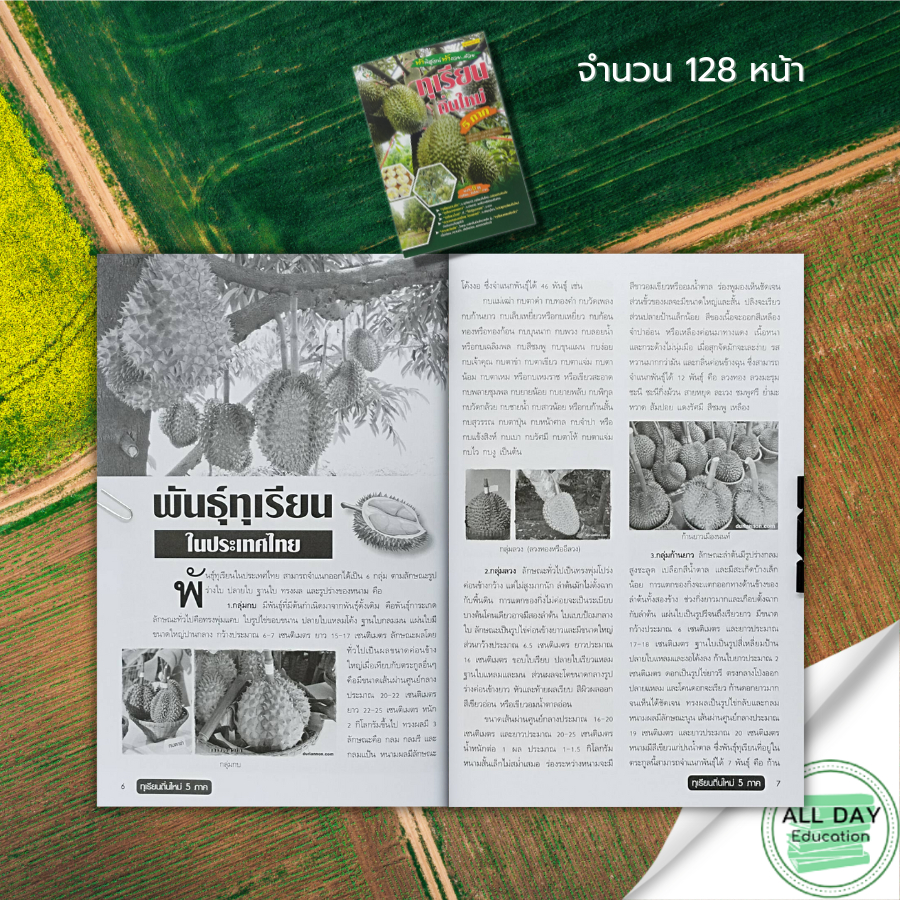 หนังสือ-ทุเรียนถิ่น-5-ภาค-เกษตร-ปลูกทุเรียน-พันธุ์ทุเรียน-ปุ๋ยทุเรียน-ระบบน้ำทุเรียน-ระยะปลูกทุเรียน-กิ่งพันธุ์ทุเรียน