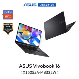 ASUS Vivobook 16 (X1605ZA-MB332W), thin and light laptop, 16inch WUXGA (1920x1200), 8GB DDR4 on board, 512GB PCIe 3.0 SSD, Windows 11