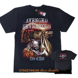 เสื้อยืด Avenged sevenfold City of Evil เสื้อวง A7X