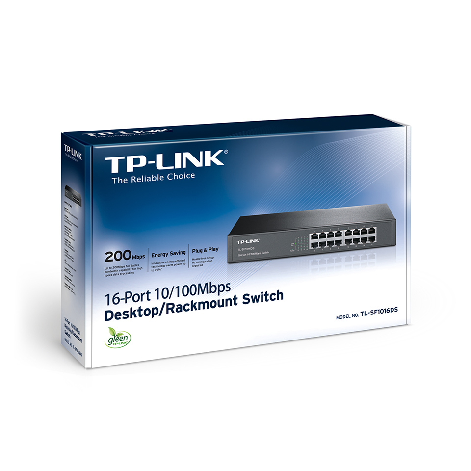 tp-link-sf1016ds-16-port-10-100-mbps-unmanaged-switch-ของแท้-ประกันศูนย์-lifetime-warranty