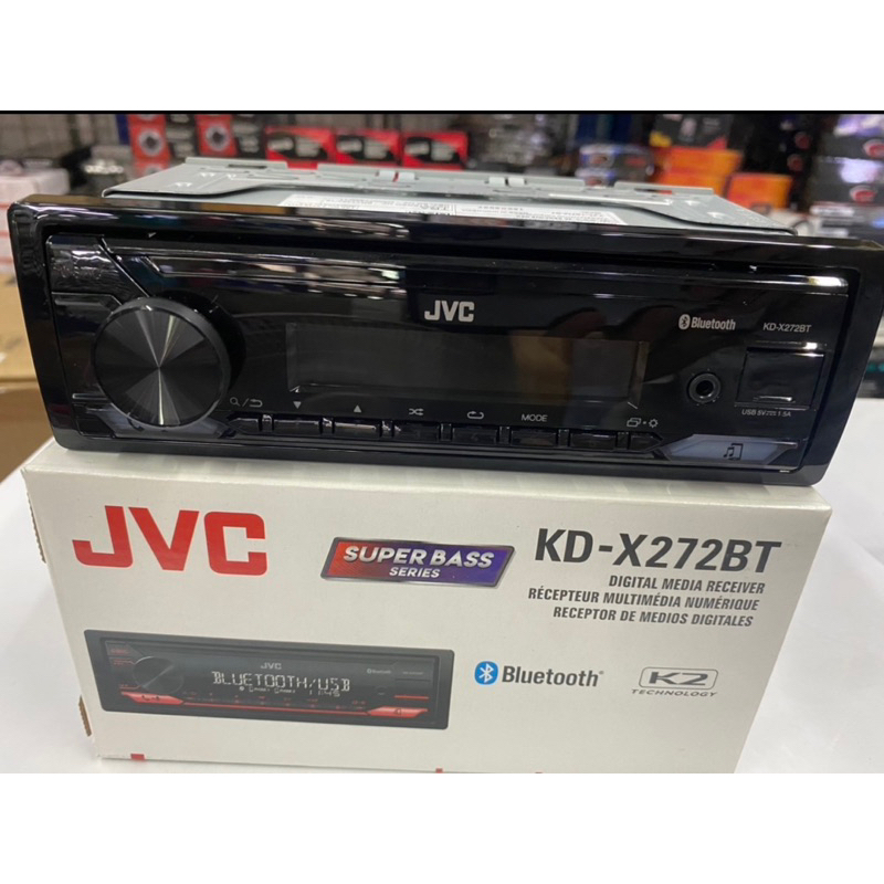 jvc-kd-x272btเครื่องเสียงติดรถยนต์-1-ดิน-แบบไม่มีซีดี-พร้อมฟังชั่น