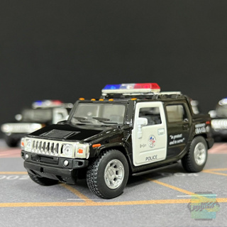 Kinsmart Die Cast Model โมเดลรถเหล็ก Hummer H-2 SUT (ฮัมเมอร์) รถตำรวจ สเกล 1/40