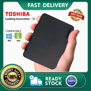 【Ready Stock】Toshiba HardDisk  1TB 2TB External Hard Drive HDD USB 3.0 ฮาร์ดดิสก์ความเร็วสูง ที่เก็บข้อมูลแบบพกพา