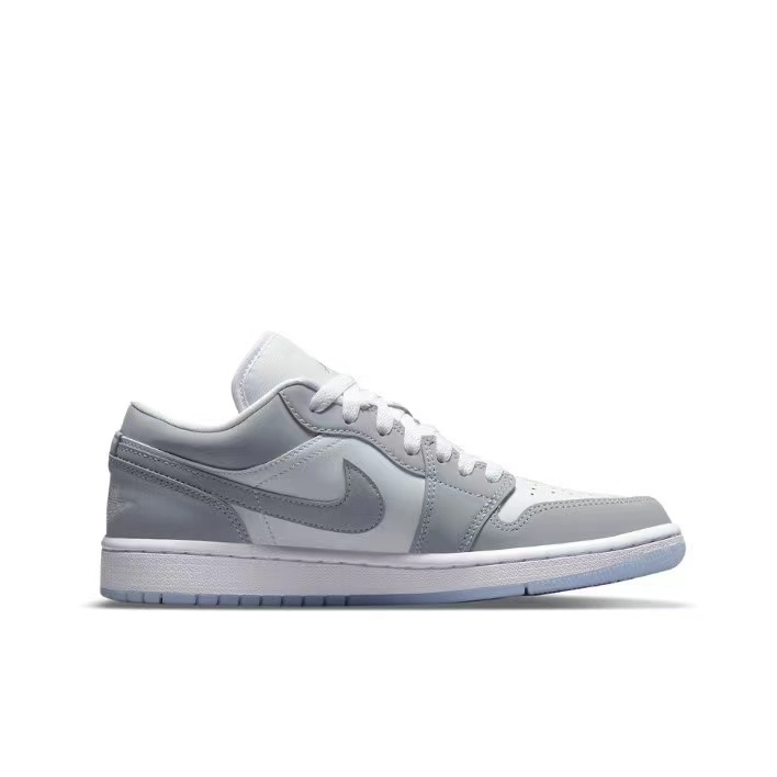 ของแท้100-nike-air-jordan-1-low-wolf-grey-white-grey-wolf-sports-shoes-รองเท้า-nike