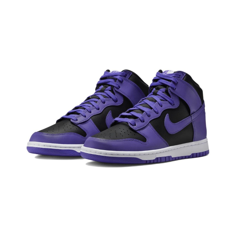 ของแท้-100-nike-dunk-high-purple-and-black-รองเท้าผ้าใบลำลองส้นสูงสวมทนสีดำและสีม่วง-unisex