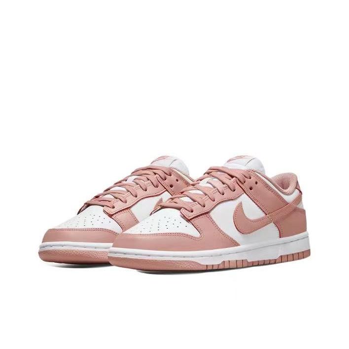 nike-dunk-low-rose-whisper-แท้-100-องเท้าบาสเก็ตบอลส้นเตี้ยกันลื่