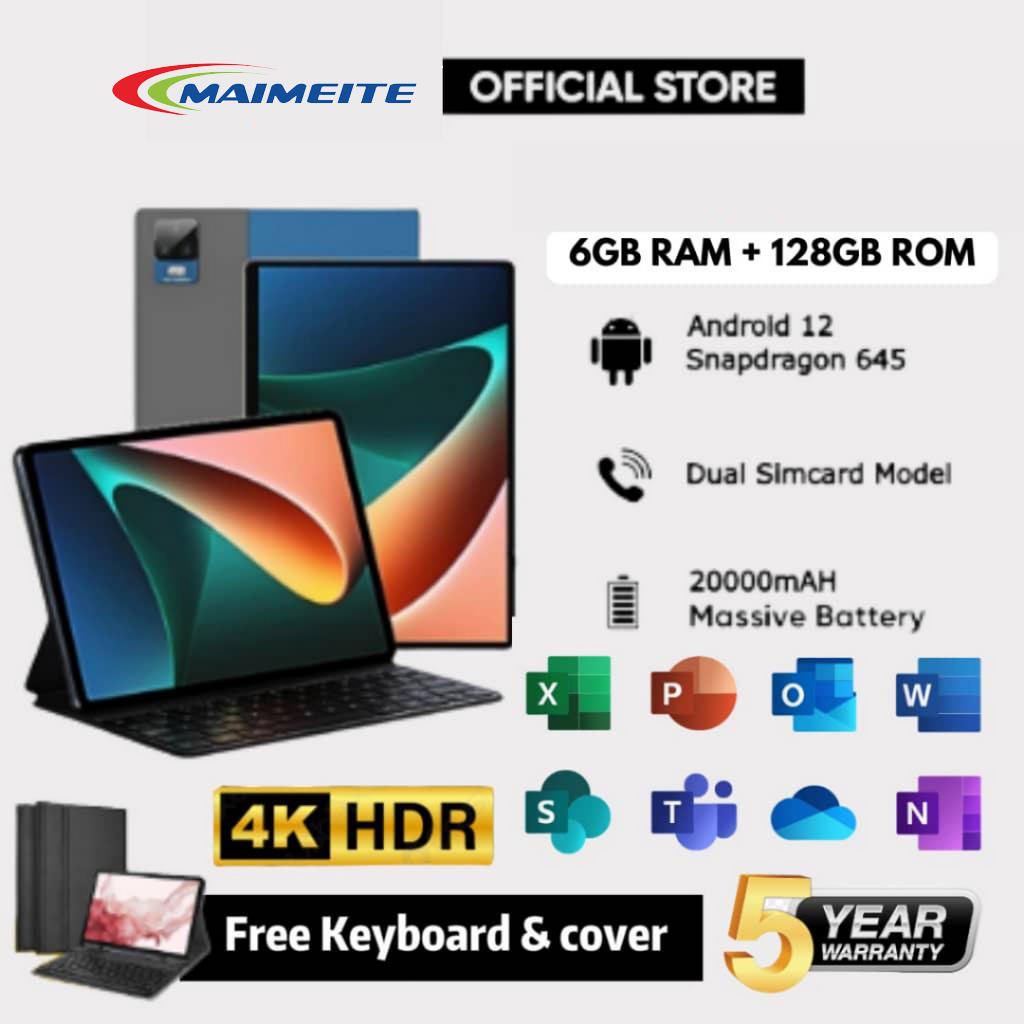 แท็บเล็ตของแท้-maimeite-mt2-11นิ้ว-tablet-android10-12-512gb-ใส่ซิมได้-รองรับ5g-แท็บเล็ต-8000mah-แท็บเล็ตนักเรียน