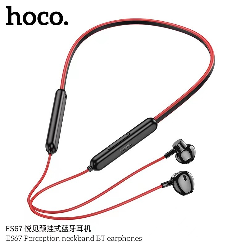 hoco-รุ่น-es67-หูฟังไร้สายบลูทูธ-5-0-หูฟังกันน้ำหูฟังกีฬาแม่เหล็กหูฟังสายคล้องคอหูฟัง