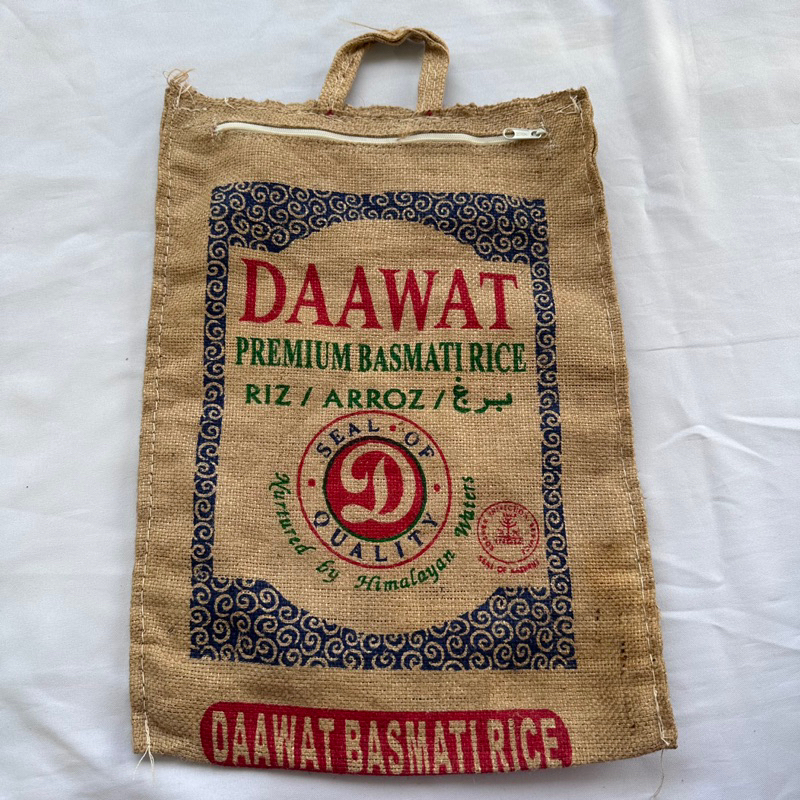 daawat-premium-basmati-rice-กระเป๋าผ้ากระสอบ-ทรงวินเทจ