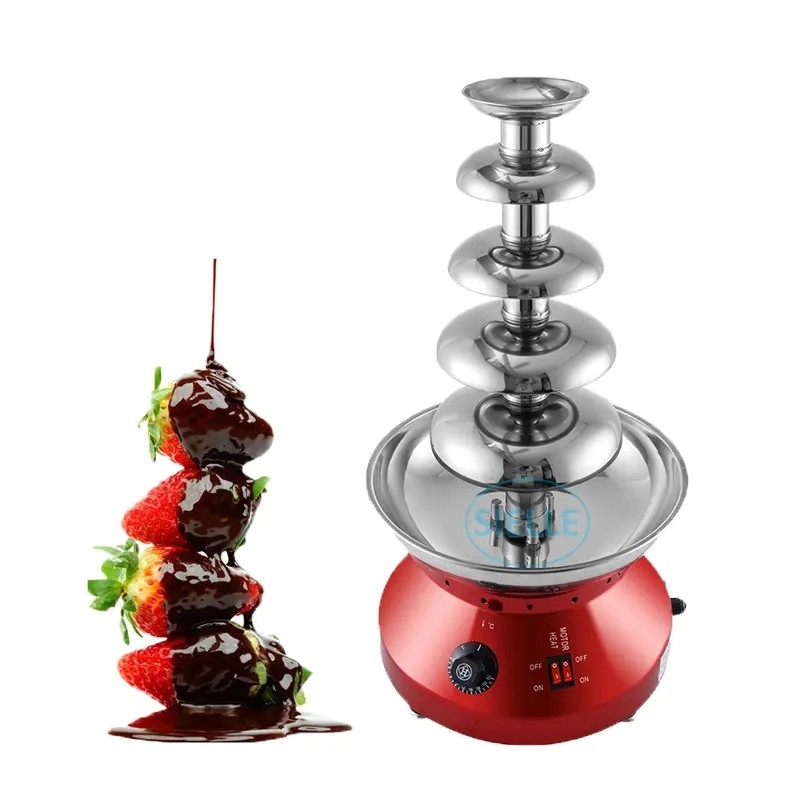 เครื่องทําช็อกโกแลตฟองดูว์-chocolate-fondue-fountain-5-ชั้น