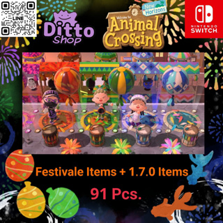 Animal Crossing New Horizons (Nsw) Festivale items + 1.7.0 Items