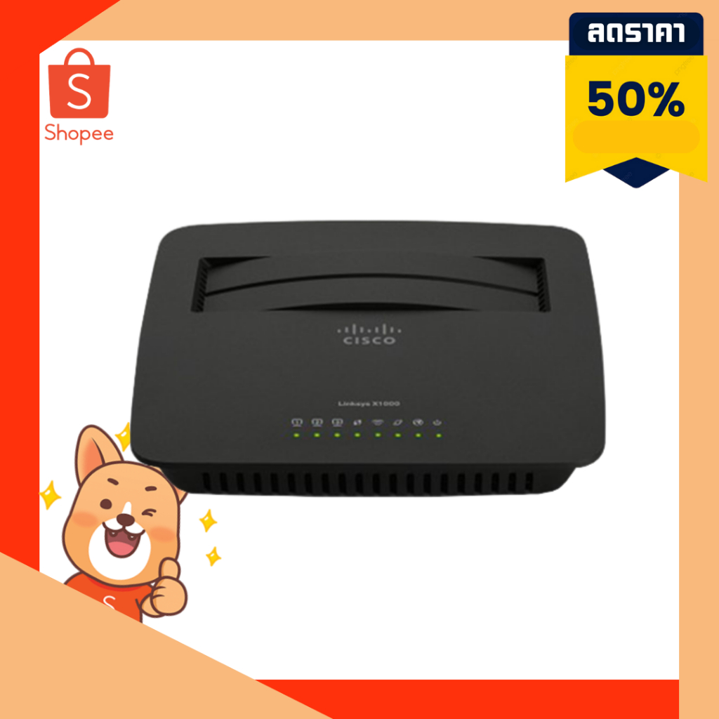 Linksys X1000 N300 WiFi Router with ADSL2+ Modem Shopee Thailand