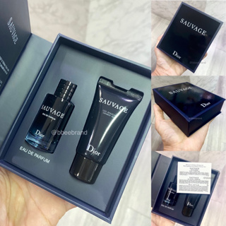 Dior Sauvage EDP Duo Set (EDP 10ml + SG 20ml) เซ็ตน้ำหอมดิออร์ขนาดพกพา2ชิ้น