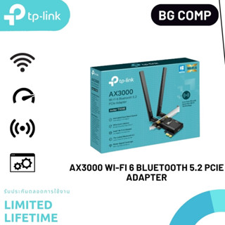 AX3000 Wi-Fi 6 Bluetooth 5.2 PCIe Adapter