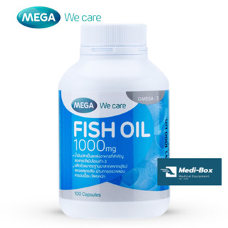 Mega wecare fish oil เมก้า วีแคร์ น้ำมันปลาบำรุงสมอง 100 เม็ด