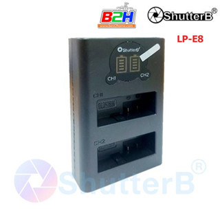 Shutter B Dual Charger LP-E8 for Canon